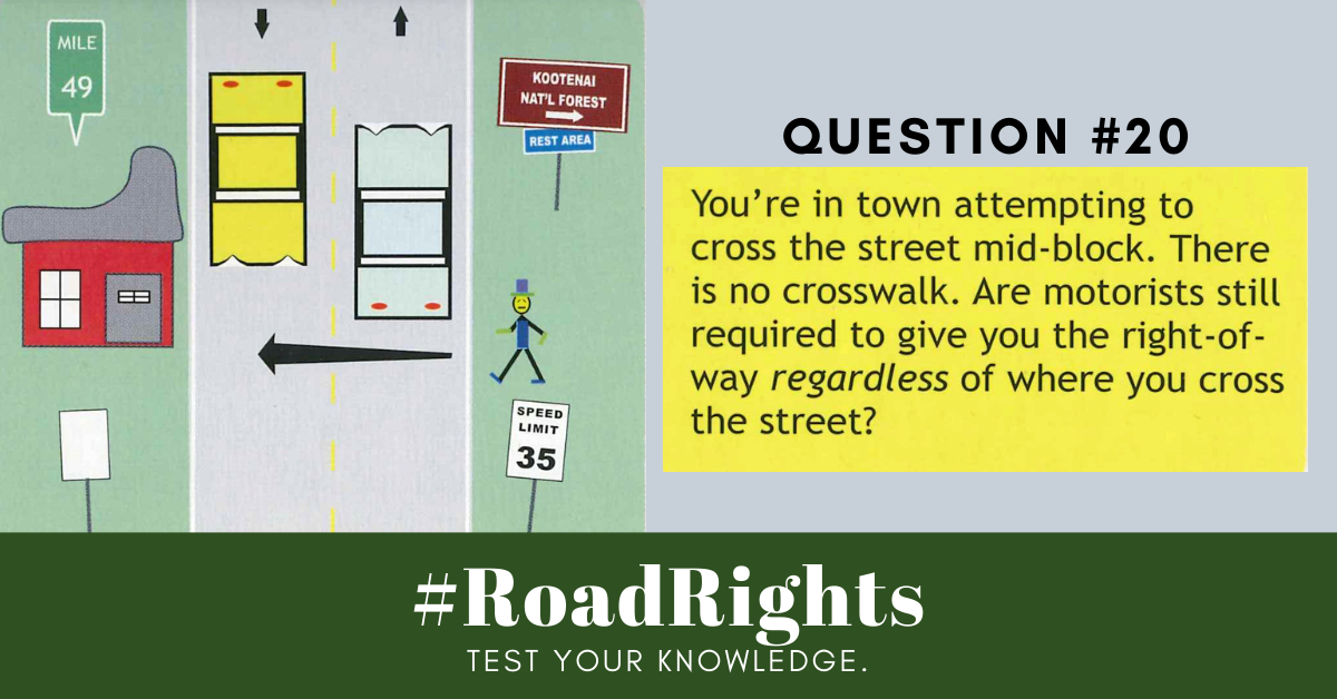 Road Rights Question 20