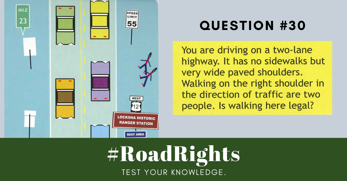 Road Rights Question 30